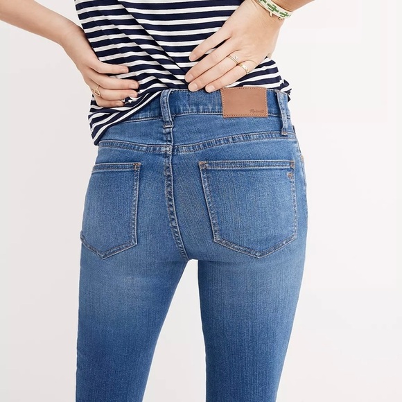 Madewell High Rise Roadtripper Crop Skinny Jeans in Declan Wash - Picture 5 of 13